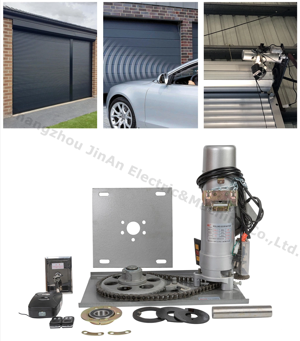 Electric Motor for Rolling Door Automatic Roller Shutter Motor Rolling Door Motor Garage Door Motor with Remote Control