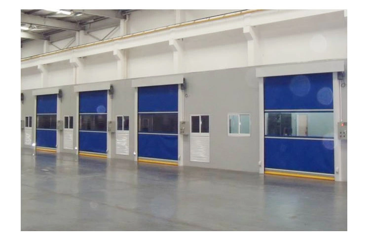 PVC Curtain Automatic Fast Action Sensor High Speed Roll up Door for Clean Room