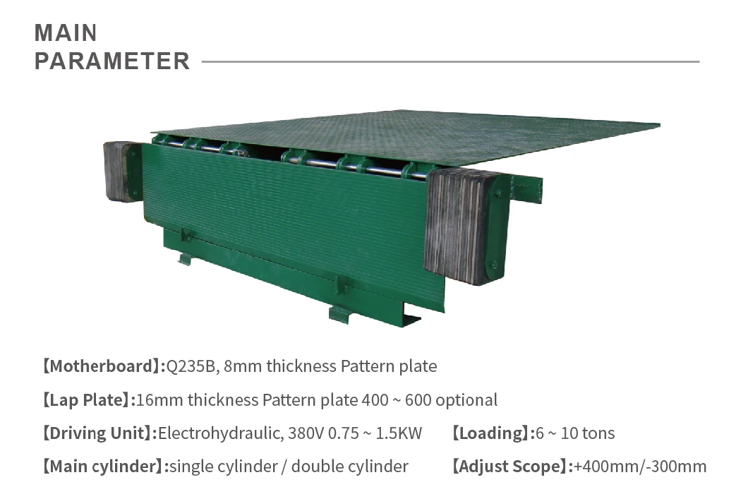 Hydraulic Electric Ramp Garage Equipment Lifting Table Truck Container Work Platform Adjustable Loading Telescoping Lifter Dock Ramp Leveler