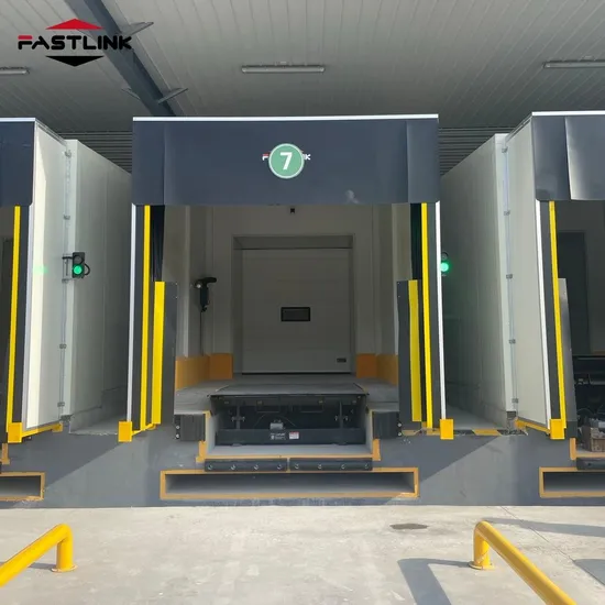 Fastlink PVC Fabric Automatic Door for Pharmaceutical Factory Waterproof Customized Mechanical Dock Shelter