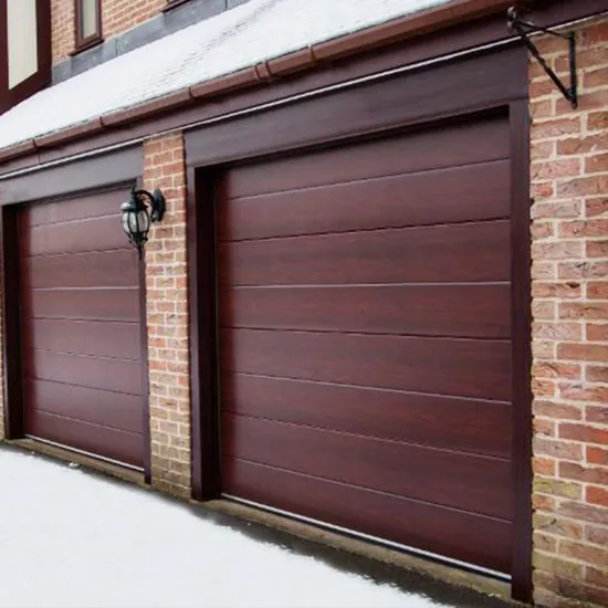 Villa Aluminum Automatic Sectional Electric Garage Door with Motor