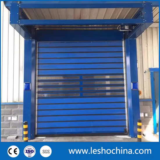 Industrial Automatic Aluminum Alloy Hard Thermal Insulated High Speed Performance Rolling Rapid Roll up Fast Acting Roller Shutter Spiral Security Garage Door