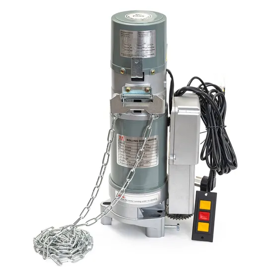 Overload Protection Low Noise Parking Garage Entrance Rolling Door Motor 