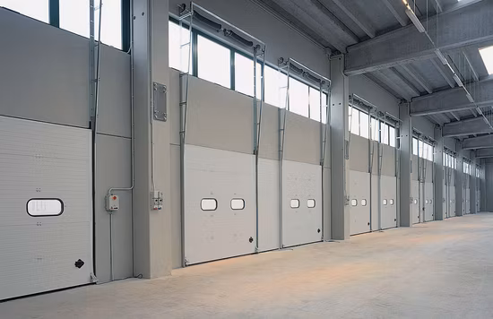 Industrial Automatic Steel Thermal Insulated Vertical Lifting Roll up Metal Exterior Rolling Garage or Steel Sectional Overhead Roller Door for Warehouse