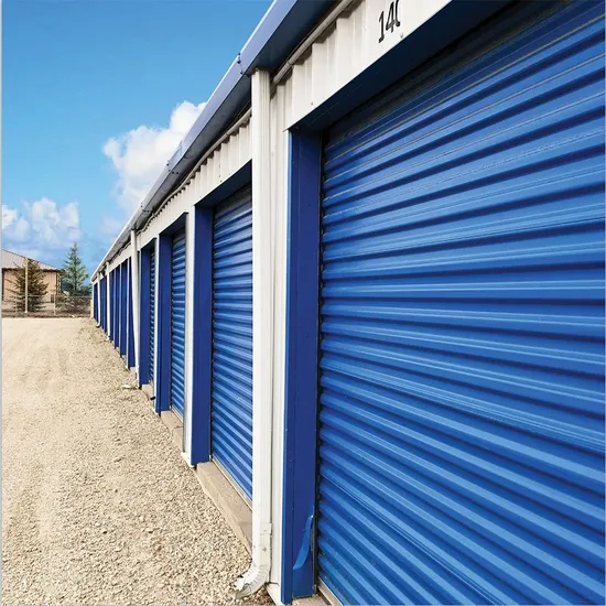 Manual Lift Steel Storage Unit with Wind