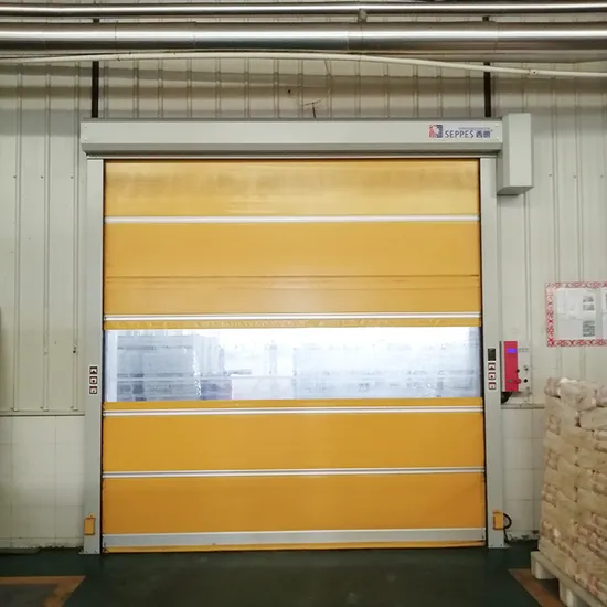 Hot Selling Fast PVC Rapid More Than Two Doors Interlock High Speed Roll up Door 