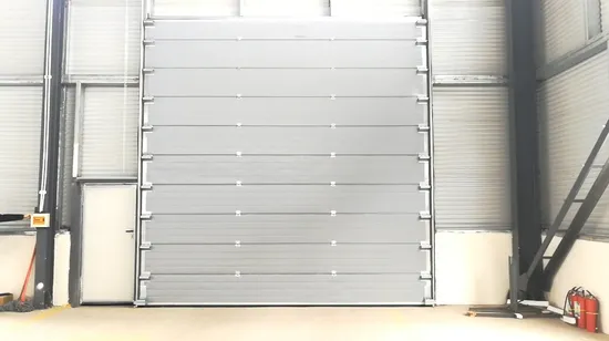 Industrial Vertical Lift Counterweight Subsection Lifting Door 