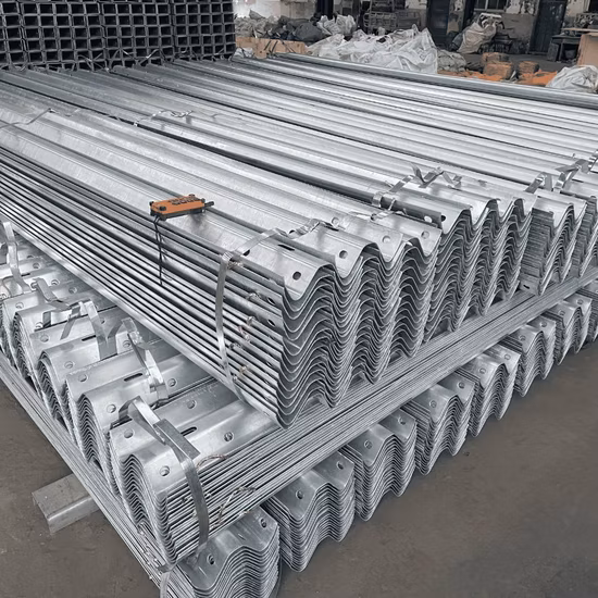 Guardrail Plate Galvanized Traffic Safety Metal Beam Barrier Highway Guardrail