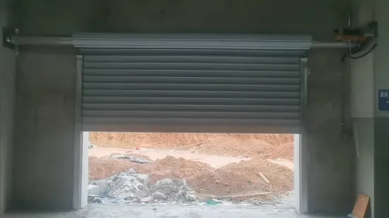 Metal Shutter Steel Roller Automatic Roll up Door 