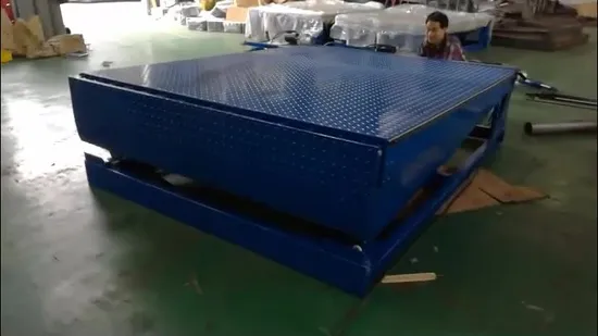 Hydraulic Warehouse Loading Hydraulic Dock Leveler Edge of Dock Leveler Manufacturer 