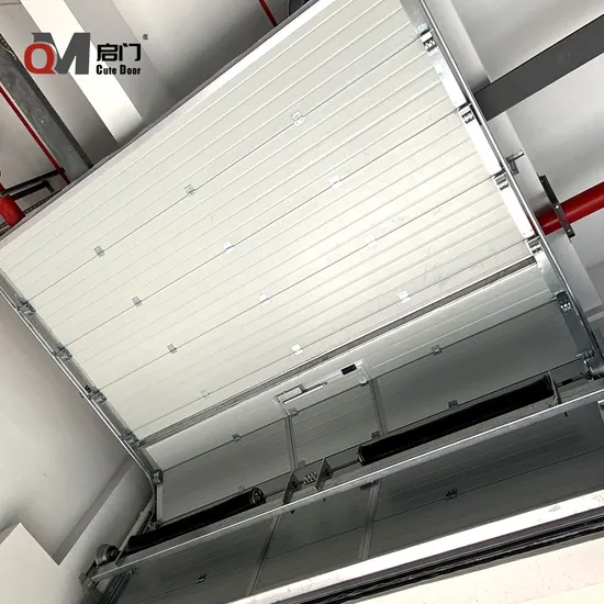 CE Contemporary Sectional Garage Door with 65mm Insulated Sandwish Panels for Logistics 